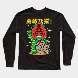 Battle Neko Long Sleeve T-Shirt